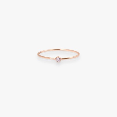 Bague Saphir Rose