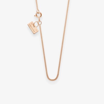 Collier Le Fil de la Vie or rose