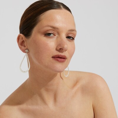 Boucles d'oreilles Bibi mini argentées