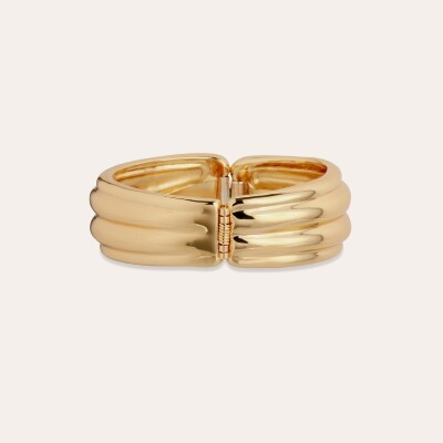 Bracelet Ecume bicolore doré