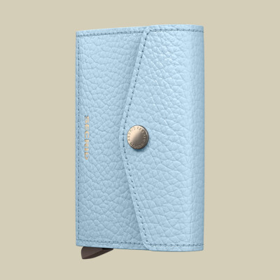Enveloppe wallet pebble Blue