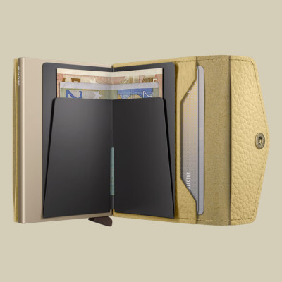 Enveloppe wallet pebble Yellow