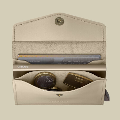 Enveloppe wallet original Latte