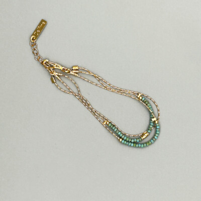 BASIC Bracelet 3 rangs Turquoise