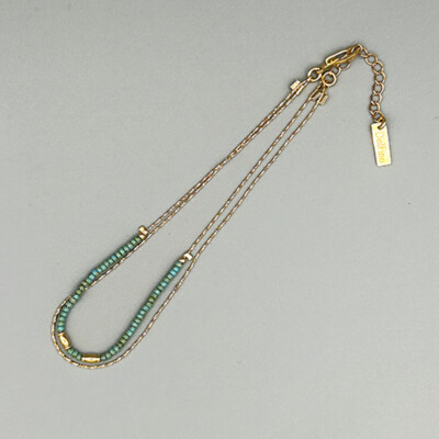 BASIC Chevillère double Turquoise