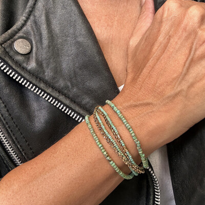 BASIC Manchette Turquoise