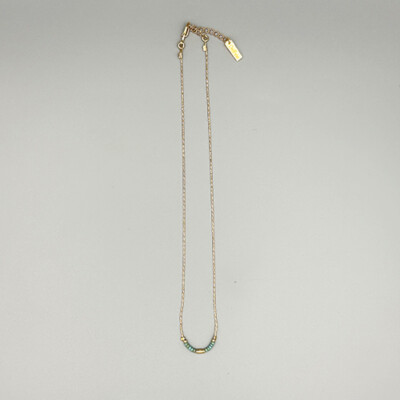 BASIC Collier ras de cou Turquoise