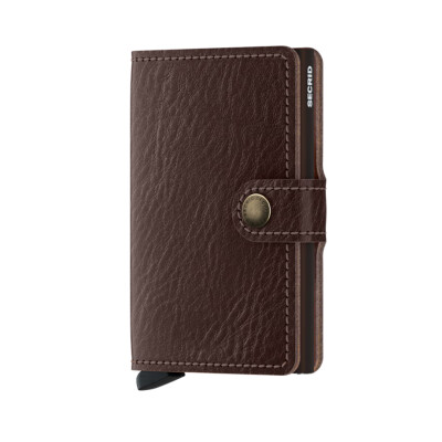 Miniwallet Veg Espresso Brown