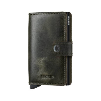 Miniwallet Vintage Olive Black