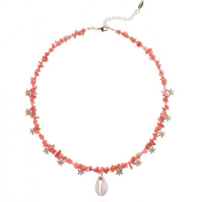 Collier Papouasy Corail