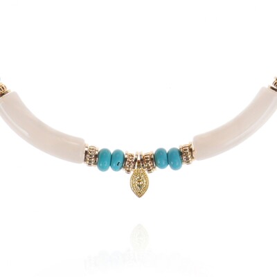Collier Berbere Blanc