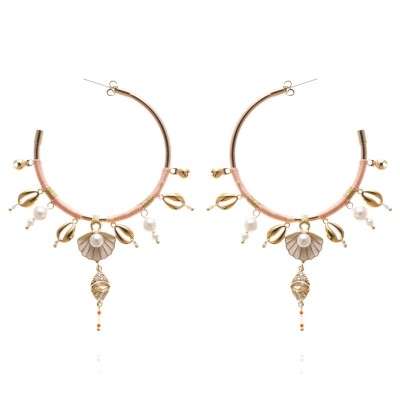 Boucles d'oreilles Payott Blanc