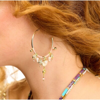 Boucles d'oreilles Payott Blanc