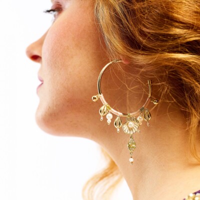 Boucles d'oreilles Payott Blanc