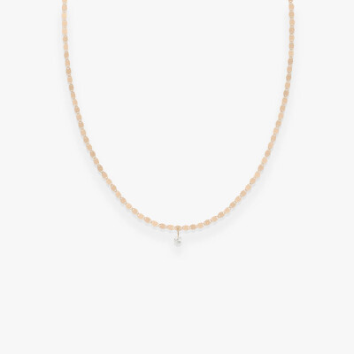 Collier Skin Tattoo S - 1 diamant - 40 cm