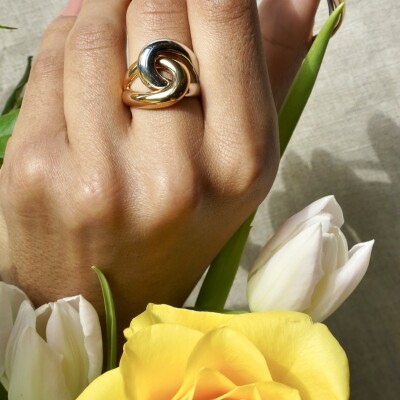 Bague en plaqué or