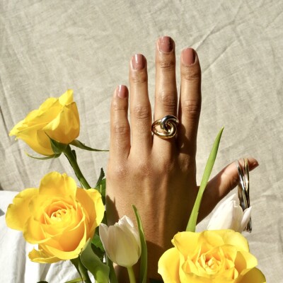 Bague en plaqué or