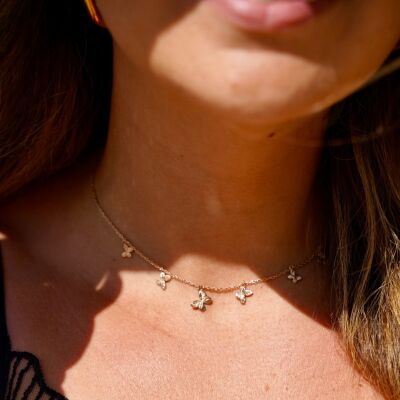 Collier Ana & Cha Scarlett en plaqué or