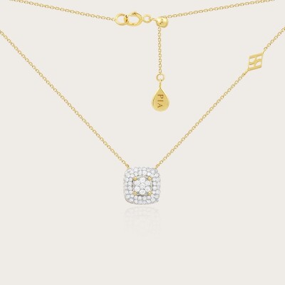 Collier or 750/1000 et diamants 0.122cts