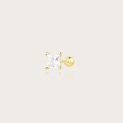 Piercing cartilage or 375/1000 et oxyde de zirconium