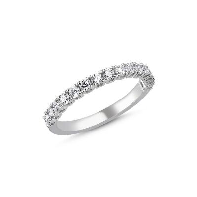 Alliance diamants serti griffes