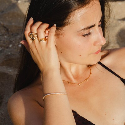 Bracelet en plaqué or