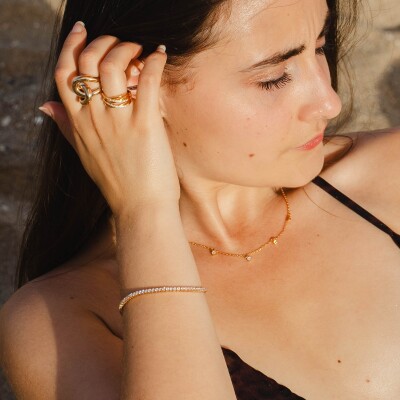 Bracelet en plaqué or