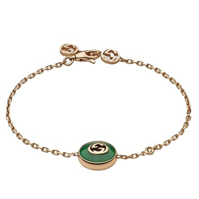 Bracelet chaîne 18 carats Gucci Interlocking