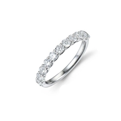 Alliance en or blanc et diamants de 1,00ct