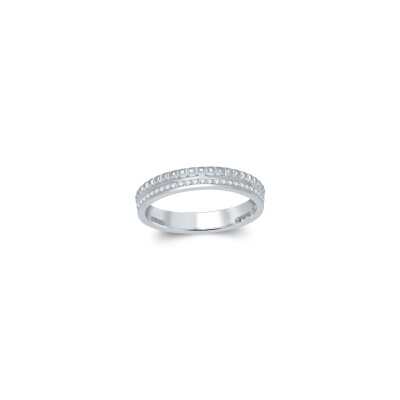 Alliance en or blanc et diamants 0,21ct