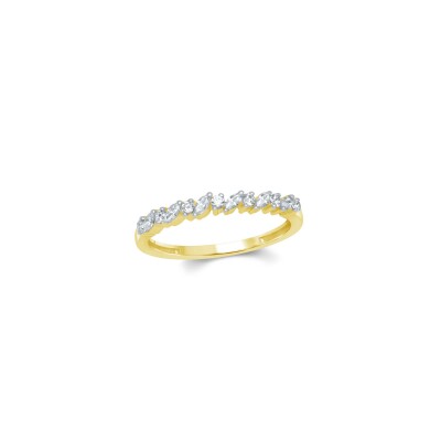 Alliance en or blanc et diamants 0,38ct