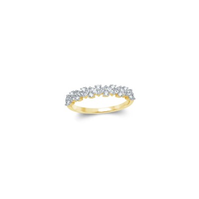 Alliance en or blanc et diamants 0,45ct