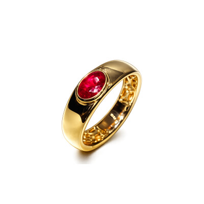 Bague Rubis Or rose