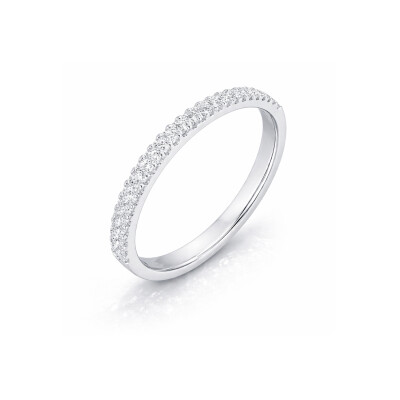 Alliance en or blanc et diamants 0,25ct