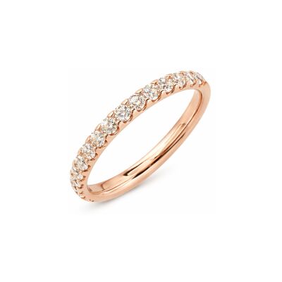 Alliance en or blanc et diamants 0,50ct