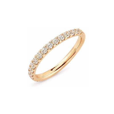 Alliance en or blanc et diamants 0,50ct