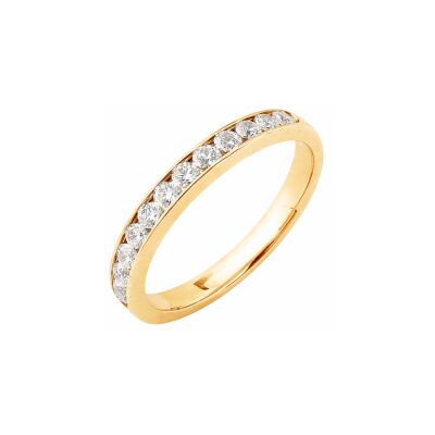 Alliance en or blanc et diamants 0,50ct