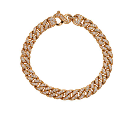Bracelet Diamant en Or Rose