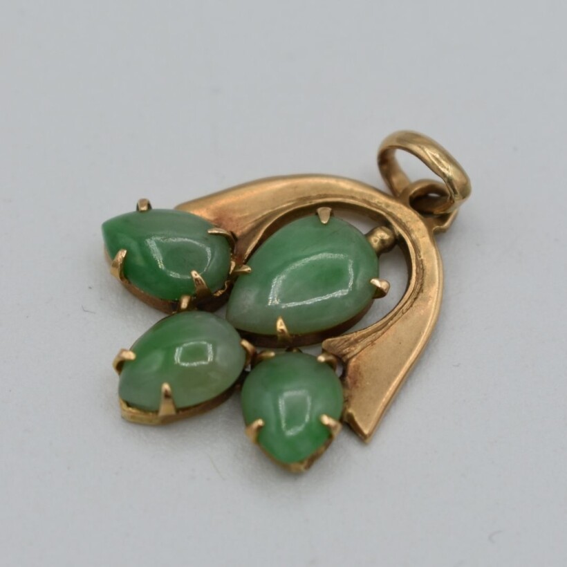 Pendentif Jade Or 14K