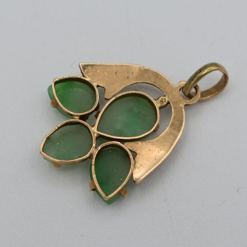 Pendentif Jade Or 14K