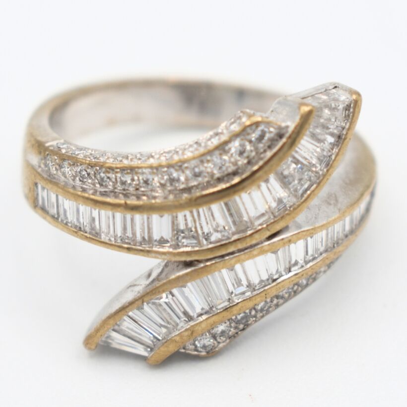 Bague Multi-Diamants Or blanc 18K