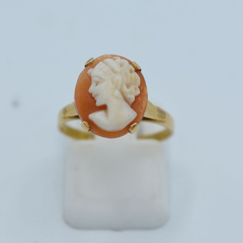 Bague Camée Or 18K