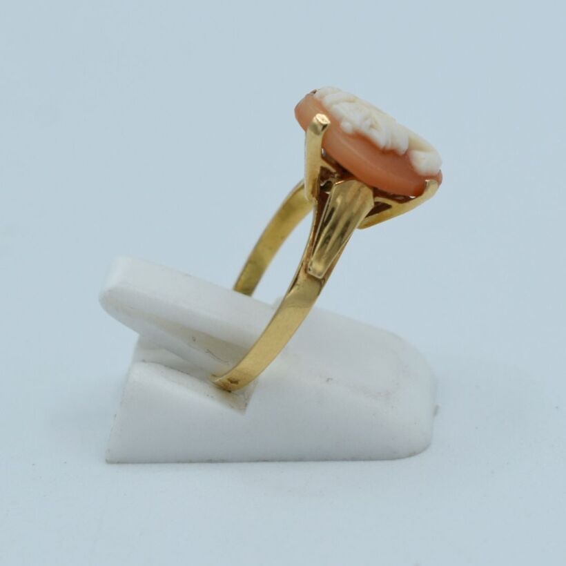 Bague Camée Or 18K