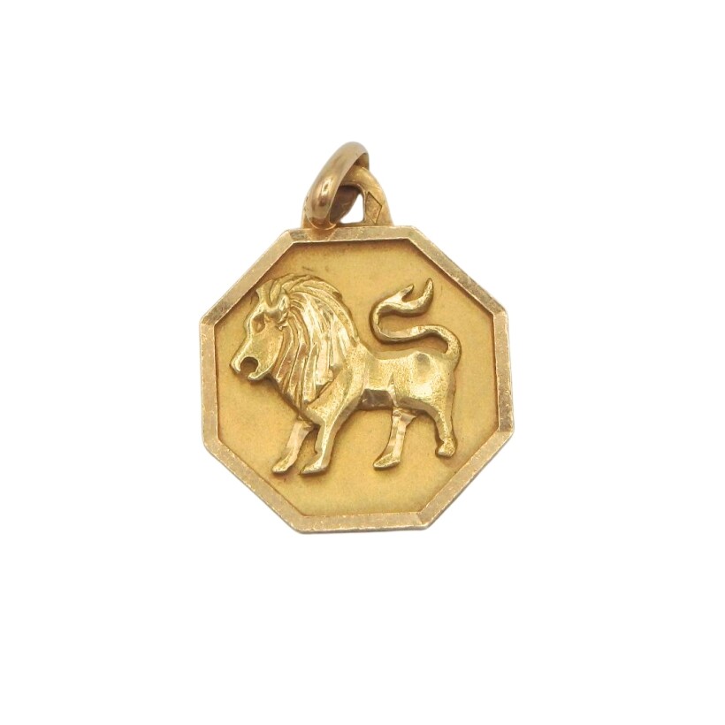 Pendentif Zodiac Lion Or 18K