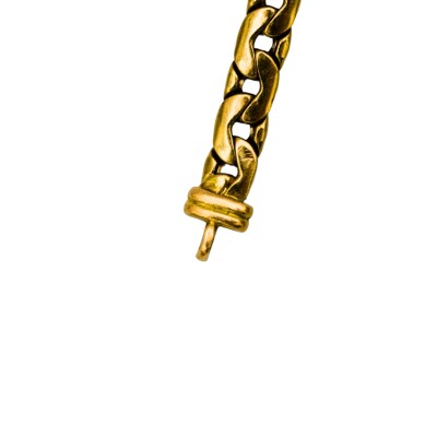 Bracelet haricot Or jaune 18k