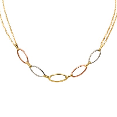 Colliers Tricolore Or 18k