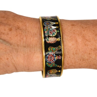 Bracelet Hermès jonc émaille