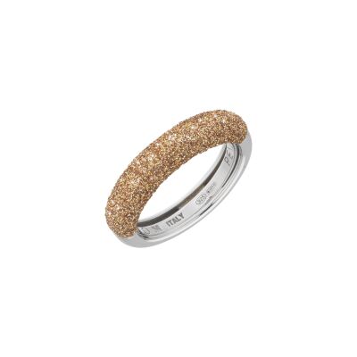 PESAVENTO Colore Bague Rhodié jaune Sahara