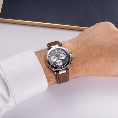 Montre HERBELIN Newport Chronographe 37658AP24MA