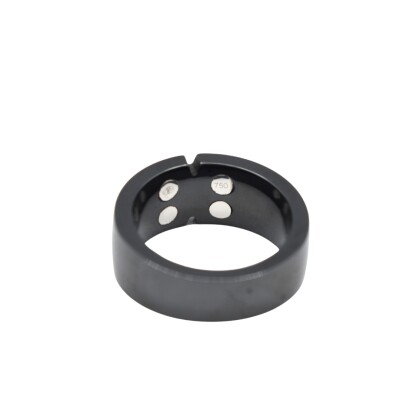 Bague Ceramique Or 18k Diamants